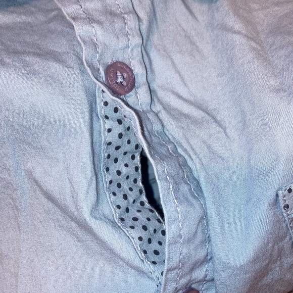 Alexander Julian Colours Blue Polka Dot Button Up - Picture 5 of 11